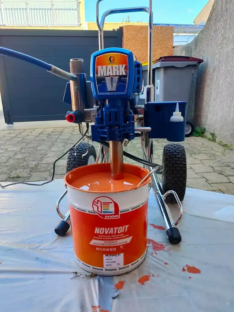 Préparation d'un hydrofuge sur orange dans le vaucluse
